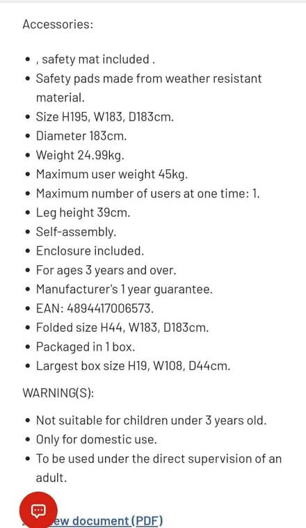 Photo of free Trampoline (Batley) #2