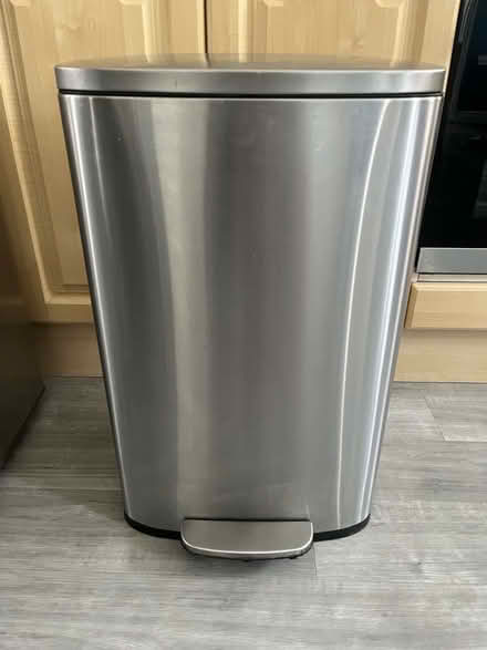 Photo of free 60L stainless steel pedal bin (Sedgeford PE36) #1