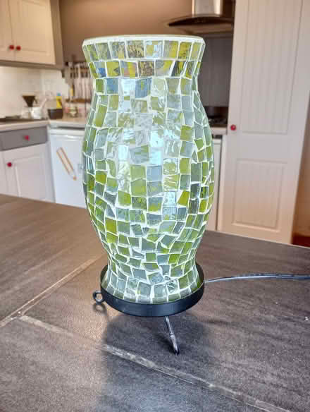 Photo of free Vintage Glass Table Lamp (Llandrindod LD1) #2