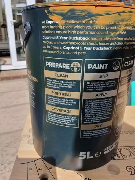 Photo of free Cuprinol wood fence paint (DA2) #3