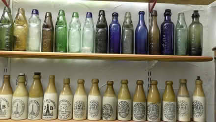 Photo of OLD BOTTLES with Writing on - Glass or Stone / Pottery (Blackpool FY1) #3