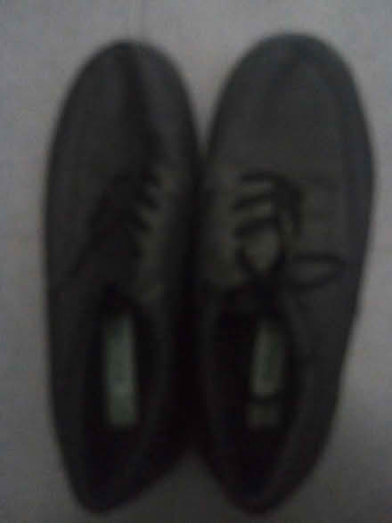 Photo of free Size 10 black leather shoes (Bromley BR2) #1