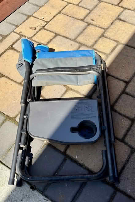 Photo of free Folding chair with tray (Cambrian areA) #2