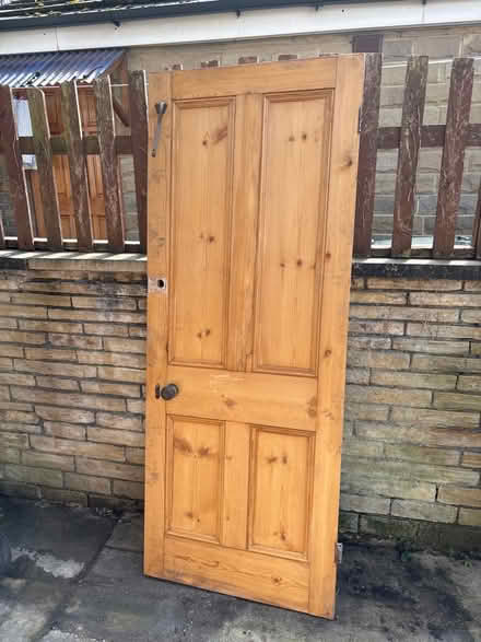 Photo of free Pine interior door. (Frizinghall BD9) #1