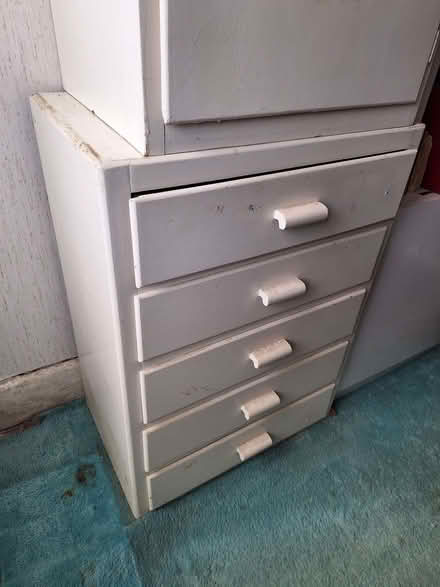 Photo of free Wooden chest of drawers (Oakdale BH15) #2