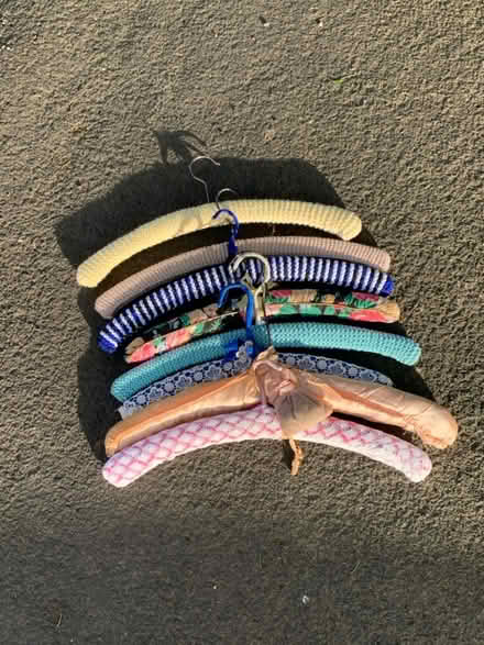 Photo of free Fuzzy coat hangers (AL2 / SG6) #1