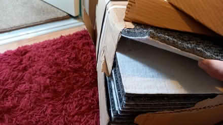 Photo of free Brand new grey carpet tiles (Breadsall Hilltop) #1