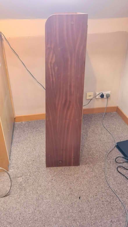 Photo of free Homemade Mahogany finish chipboard bookcase (Southhouse EH16) #2