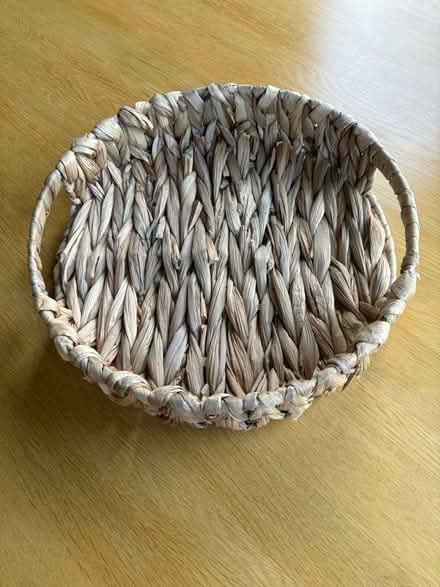 Photo of free Circular raffia tray (Leckhampton GL53) #1