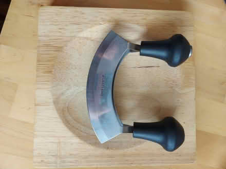 Photo of free Mezzaluna Knife and Board for Herbs (Bowerham LA1) #1