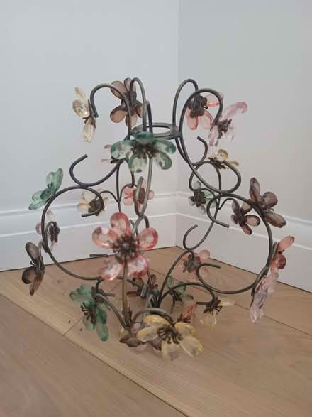 Photo of free Pretty Ceiling Lampshade. Metal + Plastic. (Risinghurst OX3) #1