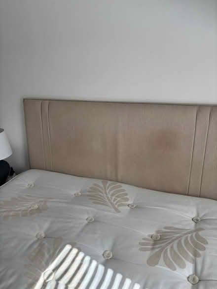 Photo of free King Size Divan Bed with Headboard, Mattress (Denby Dale HD8) #3