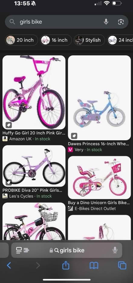 Photo of Girls bike 6years+ (Loughton IG10) #1