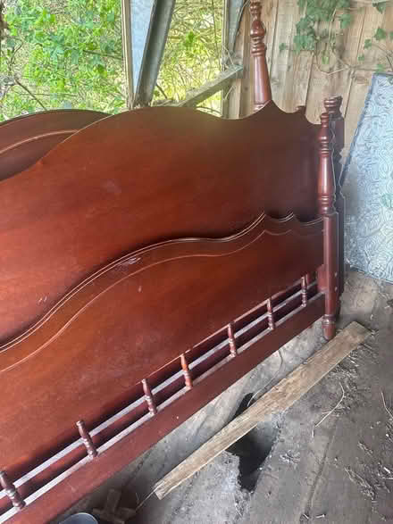 Photo of free 2 double bed frames no slats (Warton LA5) #2