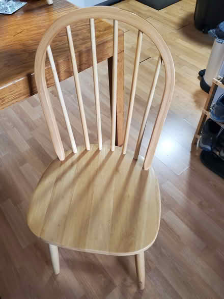 Photo of free Long table with 4 leaves & chairs (Arlington, MA) #4