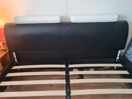 Photo of free Kingsize bed frame (Cheriton bishop) #1