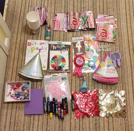 Photo of free Birthday party goods (Weeping Cross ST17) #1