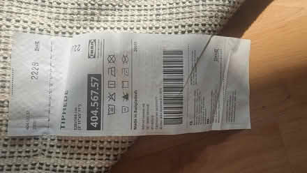 Photo of free Grey and white rug (Dysart KY1) #2