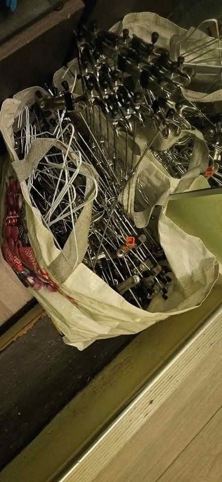 Photo of free Bags of unwanted hangers (Downham BR1) #1