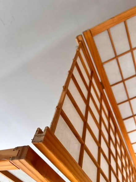 Photo of free Wooden and paper wardrobe screen (Spalding PE11) #1