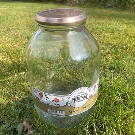 Photo of free Glass pickle jars x 2, large. Clean and ready (Hassocks BN6) #1