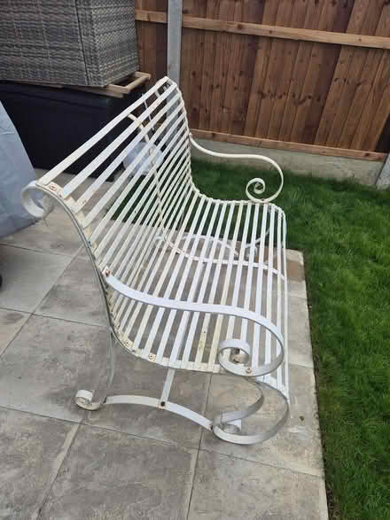 Photo of free Wrought iron garden chair (Saffron Walden) #2