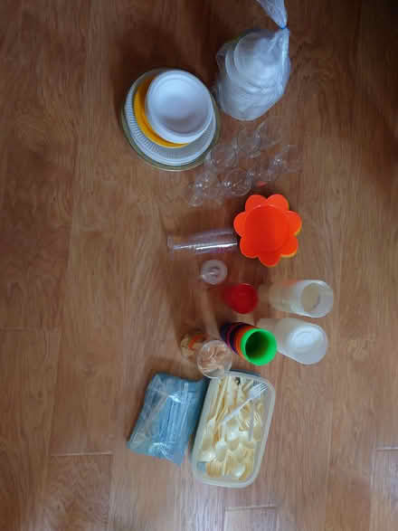 Photo of free Paper and plastic plates, cutlery and glasses (Purley on Thames RG8) #2
