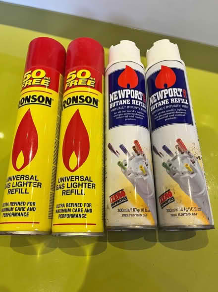 Photo of free Gas lighter refills (Hillcliffe WA4) #1