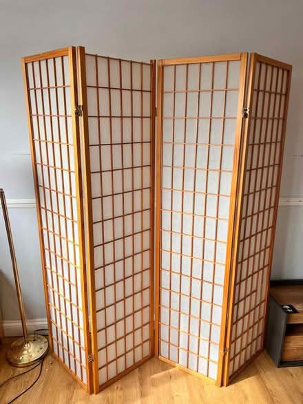Photo of free Wooden and paper wardrobe screen (Spalding PE11) #2
