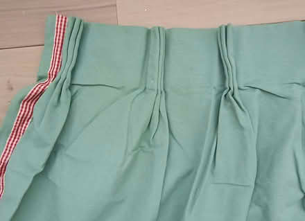 Photo of free Heavy, lined long green curtains. Marked. Need washing. (Risinghurst OX3) #4