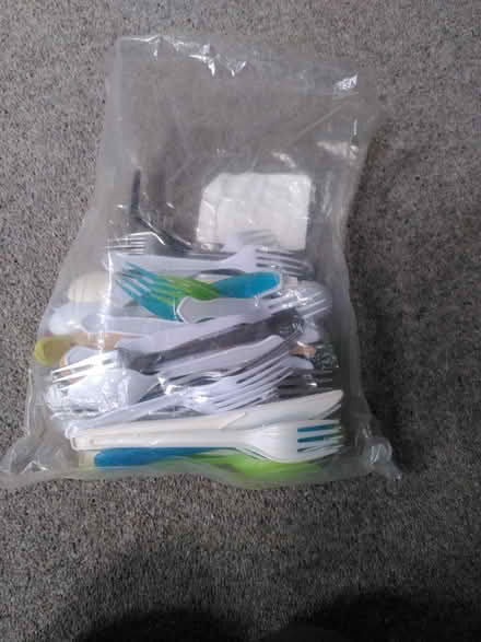 Photo of free Plastic cutlery (Sale moor M33) #1