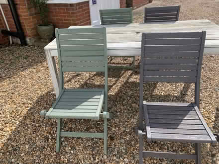 Photo of free Wooden Garden Table and 4 Chairs (CT5) #3
