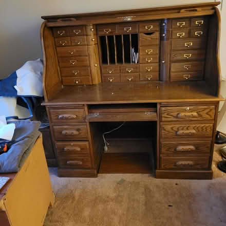 Photo of free Large Rolltop Desk (Bethany) #2