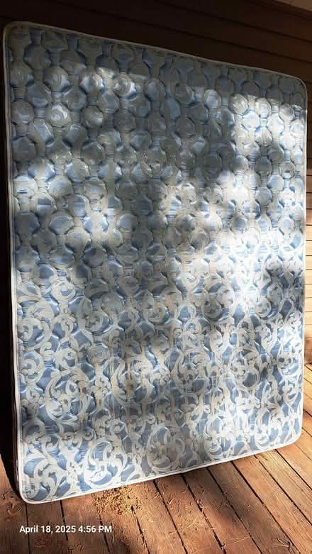 Photo of free Queen size bed and box spring set (Chapel hill, Finley Forest) #1
