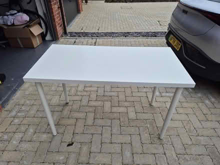 Photo of free Ikea white table/desk (Saffron Walden) #2