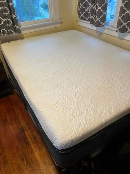 Photo of free Queen size cooling mattress & frame (South Park) #2