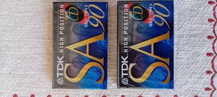 Photo of free 2 TDK SA90 Blank Cassettes (Hackney Cross WR13) #1