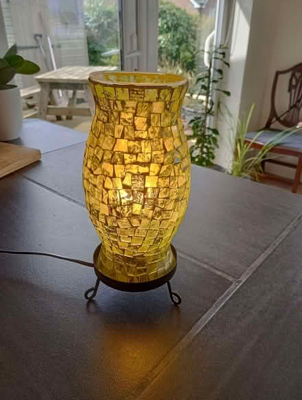 Photo of free Vintage Glass Table Lamp (Llandrindod LD1) #1