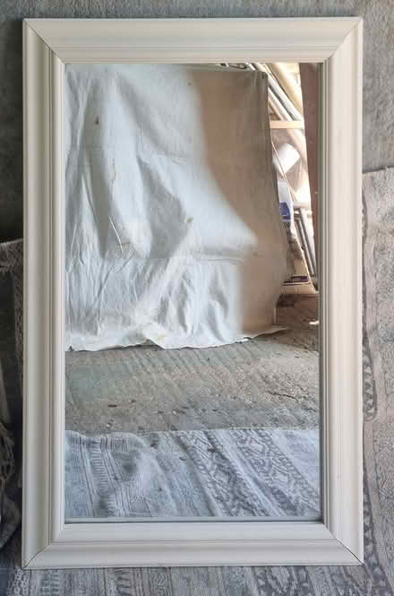 Photo of free Large white mirror (Soham) #1