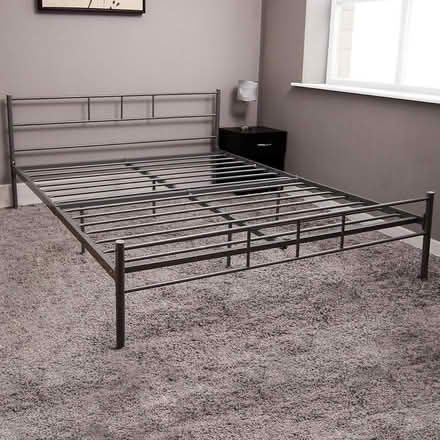 Photo of free Metal King Size bed frame (Wavertree L8) #1