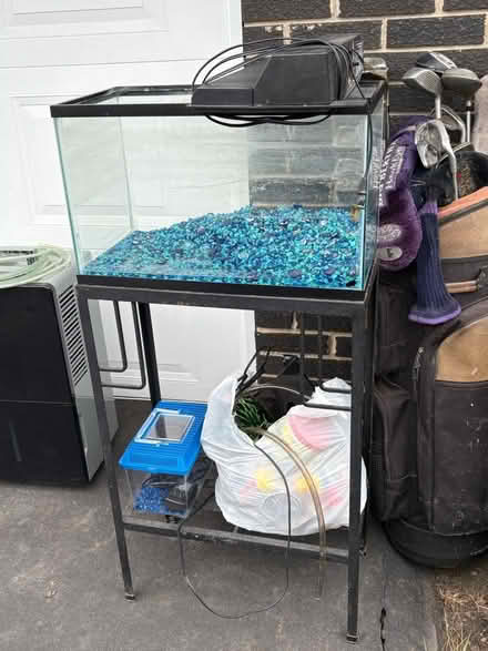 Photo of free 10 Gal Fish Tank with Stand (Round Lake Beach) #1