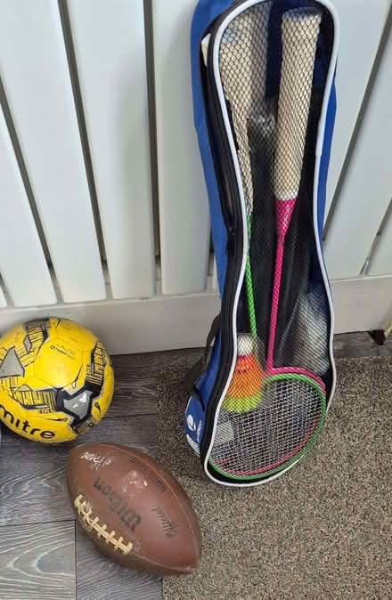 Photo of free Balls and badminton set (Millhouses S7) #1