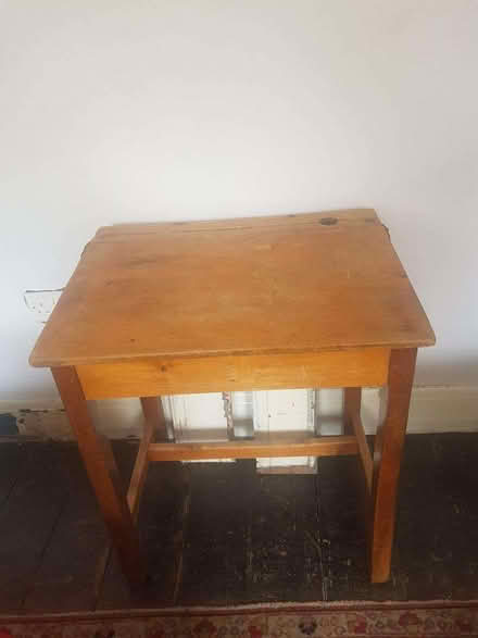 Photo of free Childs wooden desk. (Avonmouth BS11) #3