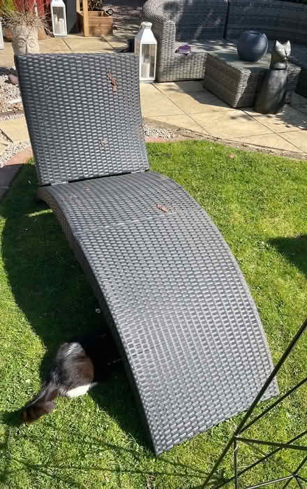 Photo of free Garden lounger with cushion (Normandy, GU3) #1