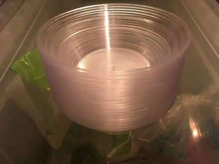 Photo of free Napkins, plastic party/picnic bowls (Probus) #4