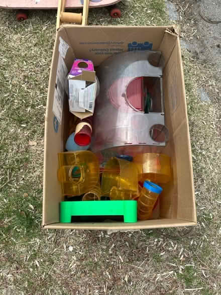 Photo of free Hamster cage and travel tubes (Bellerose) #1