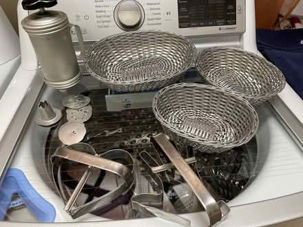 Photo of free Cookie press / metal basket nest (Lutz) #1