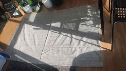 Photo of free Grey and white rug (Dysart KY1) #3