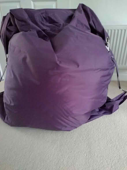 Photo of free Purple bean bag (Haywood RG12) #2