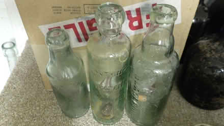 Photo of OLD BOTTLES with Writing on - Glass or Stone / Pottery (Blackpool FY1) #2